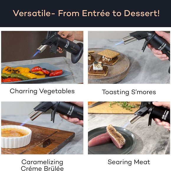 Premium Culinary Torch Butane Cooking Kitchen Blow Torch - Picture 3 of 9